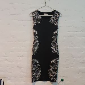 Very sexy, cotton stretch-blend body clining dress